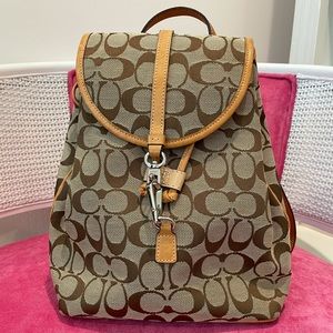 NWOT Vintage Y2K Small Coach Backpack